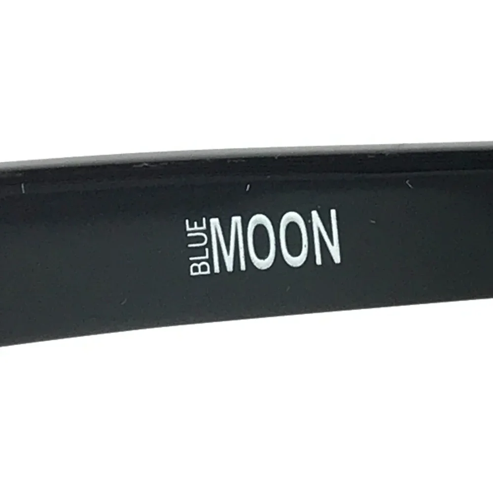 Blue Moon Sunglasses BMS7002 BK Polished Black Square Frames w/ Dark Gray Lenses